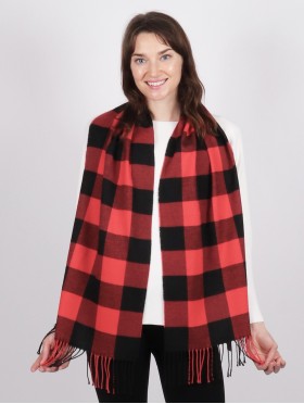 Fashion Plaid Premium Scarf